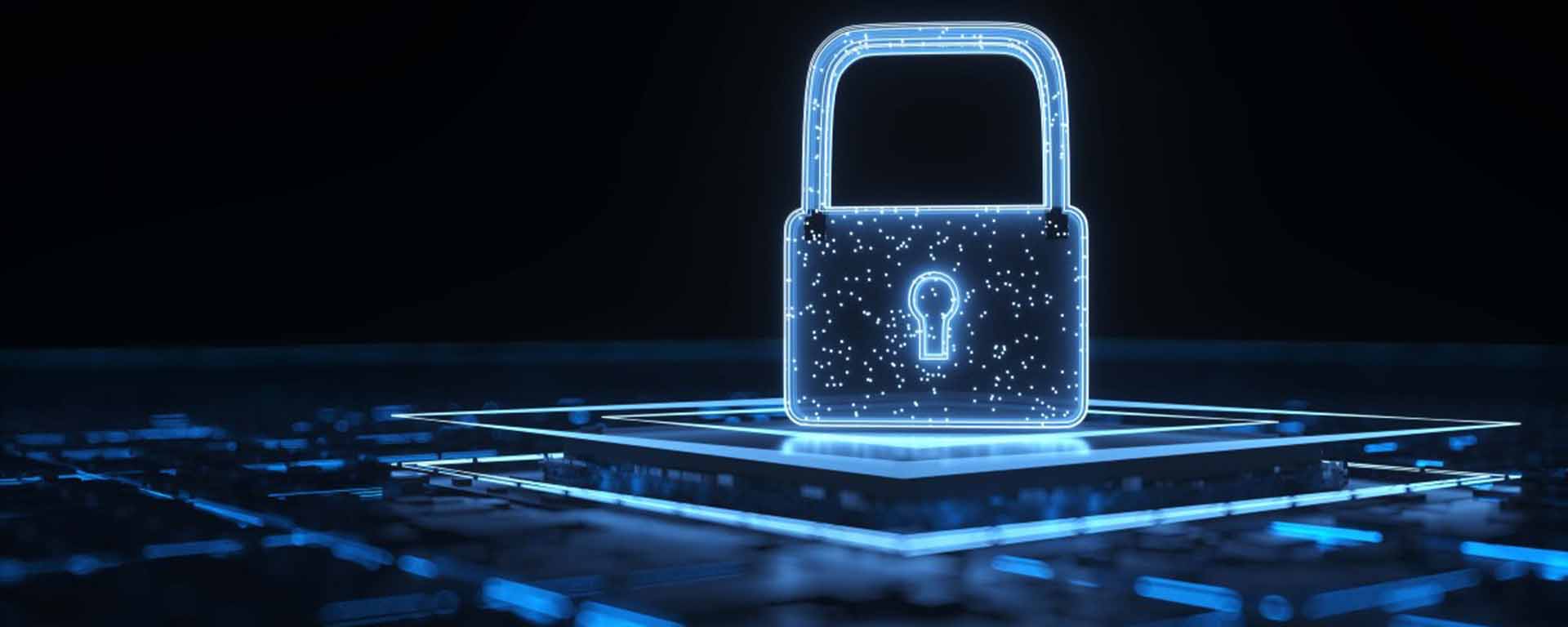 CGI padlock illustration