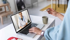 Person on a telehealth call