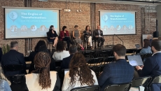 Kat McDavitt of Innsena, Karen Finger of Verizon Business Group, Lisa Moneymaker of Medidata, Jill DeGraff  of b.well and Kirk Grothe of InterSystems