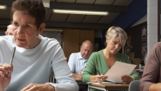 Students in a classroom