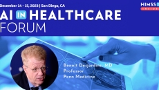 Dr. Benoit Desjardins at Penn Medicine_ Doctor looking at brain scan on tablet photo by katleho Seisa/Getty Images