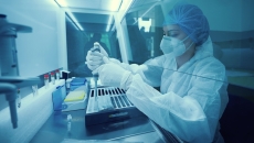 Technician working in a lab