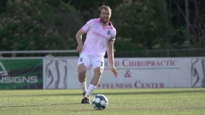 Connor Tobin on the field