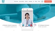 A screenshot of the MFine web portal