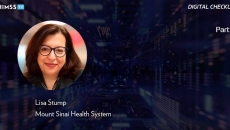 Lisa Stump at Mount Sinai Health System_Part 2_Digital tunnel with abstract particles Photo by sankai/iStock/Getty Images Plus