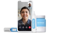 Quit Genius treatment kit, including virtual coaching, medication and connected devices.