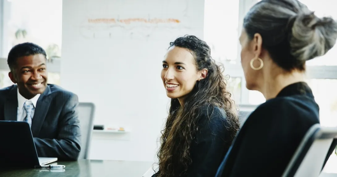 Executives in a meeting