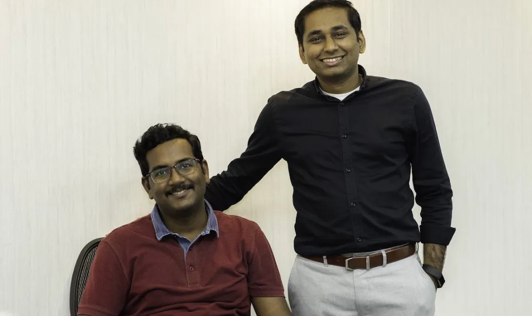 Cofounders Satish Kannan and Enbasekar D
