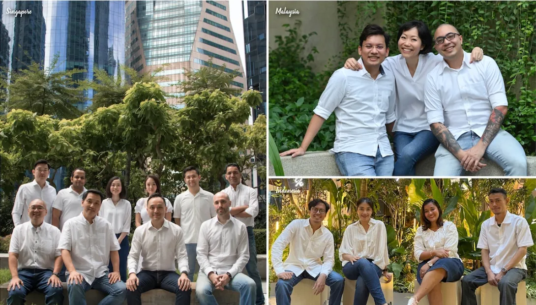 Smarter Health's teams in Singapore, Malaysia and Indonesia
