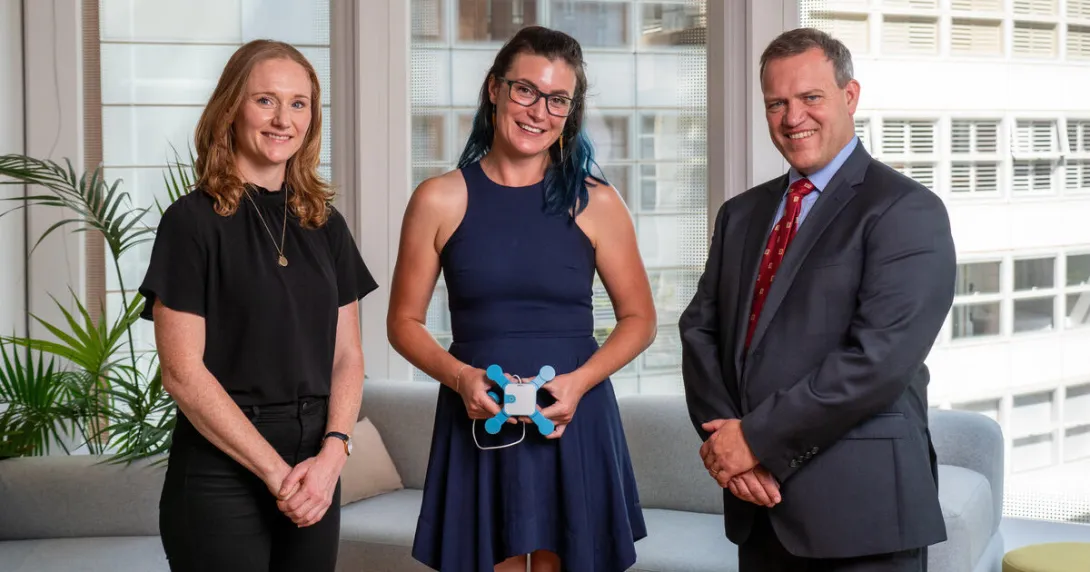 [Left] Tara Croft, Baymatob CEO; [Center] Dr Sarah McDonald, CVO and founder; [Right] Victor Windeyer, fund manager at Australian Unity